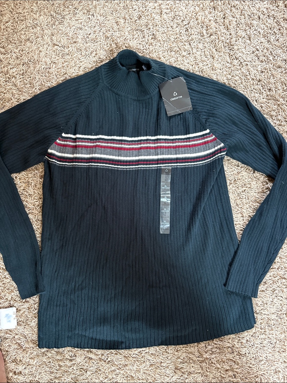 New Claiborne 100% cotton sweater men’s XL